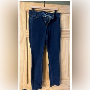 Old Navy Women's Skinny Jeans - Dark Blue